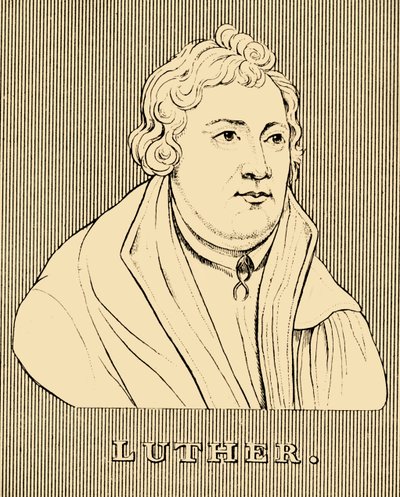 Lutero, 1483-1546, 1830 de Unbekannt