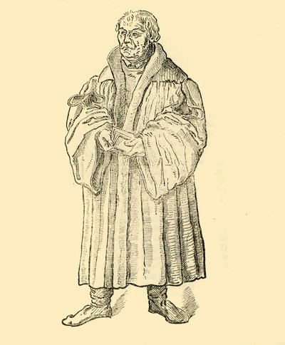 Lutero Predicando, c. 1500-1520, 1890 de Unbekannt