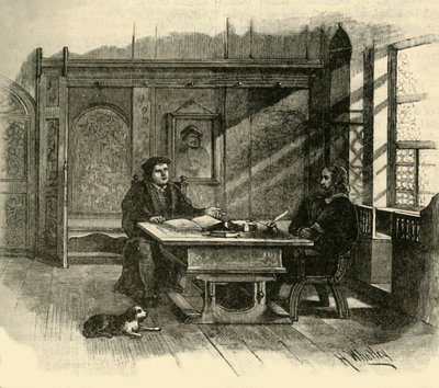 Lutero y Melanchthon, c. 1500-1520, 1890 de Unbekannt