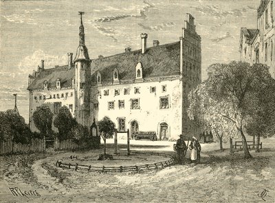 Casa de Lutero, Wittenberg, 1890 de Unbekannt