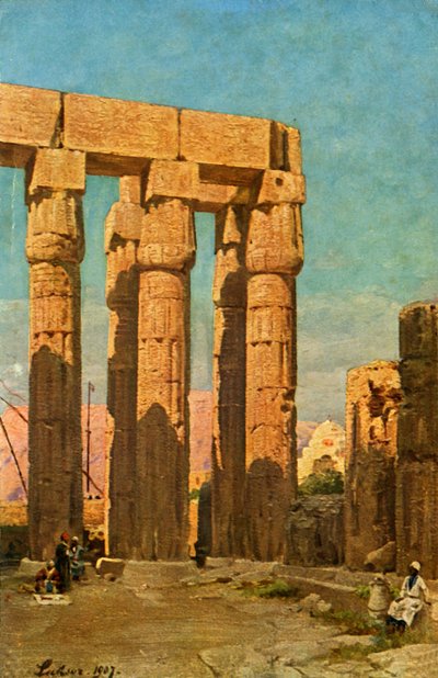 Luxor: El Templo de Amenofis III, c1918-c1939 de Unbekannt