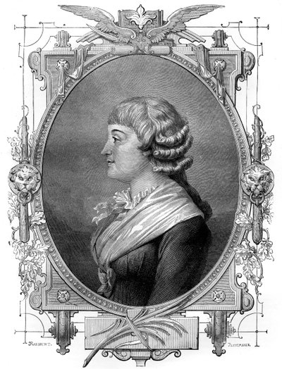 Madame Roland, revolucionaria francesa, siglo XVIII 1882-1884 de Unbekannt