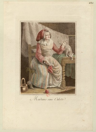 Madame Sans-Culotte, ca 1794 de Unbekannt