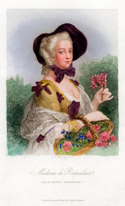 Madame de Pompadour, c1740-1800 de Unbekannt
