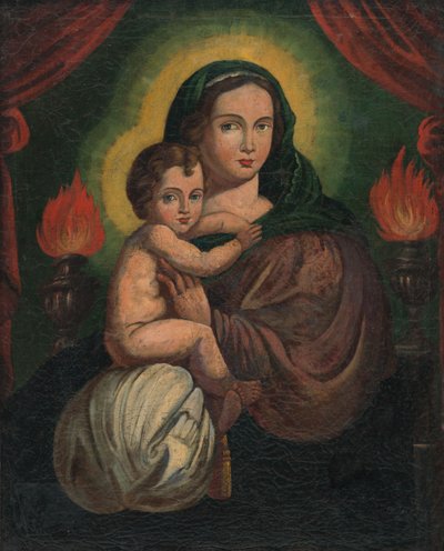 Madona con niño de Unbekannt