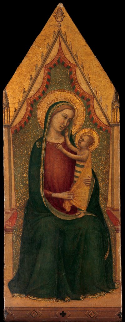 Madonna y Niño en el Trono, ca. 1335-39 de Unbekannt