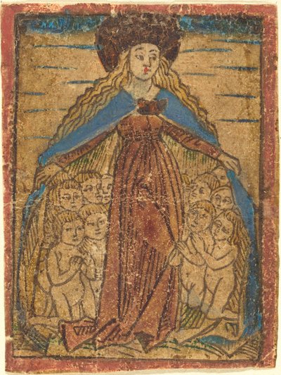 Madonna como protectora, c. 1470-1480 de Unbekannt