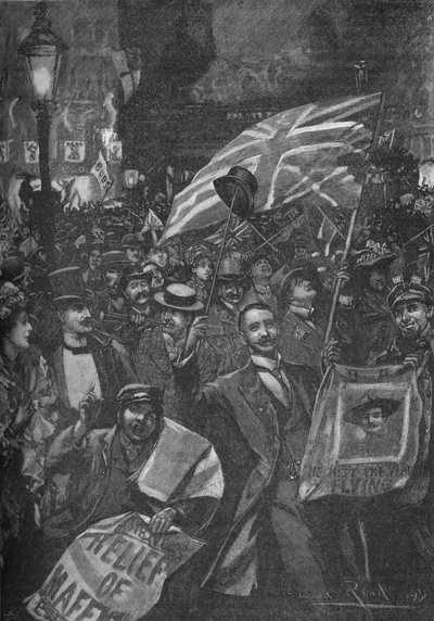 Noche de Mafeking en Londres, 1900-1906 de Unbekannt
