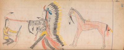 Maffet Ledger: Dibujo, ca. 1874-81 de Unbekannt