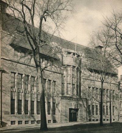 Fachada Principal, Banco de Róterdam, La Haya, 1920 de Unbekannt