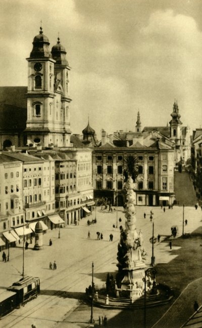 Plaza Principal, Linz, Alta Austria, c1935 de Unbekannt