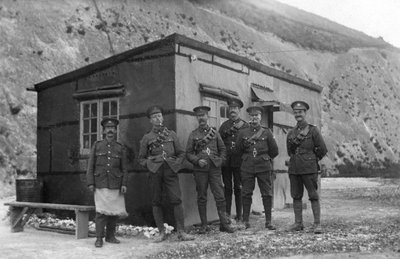 Guardia principal, depósito naval real, Fleet House y Archcliffe Fort, Dover, c1916 de Unbekannt