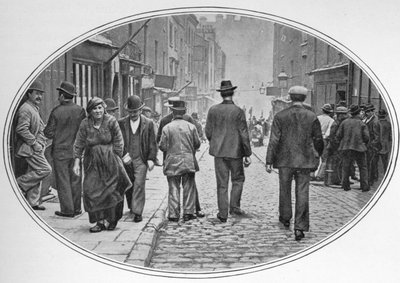 Calle principal de la comunidad italiana, Clerkenwell, Londres, c1900 1901 de Unbekannt