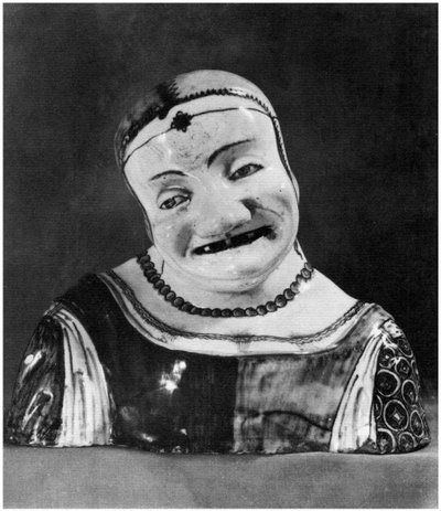 Busto de retrato de Maiolica, finales del siglo XV 1958 de Unbekannt