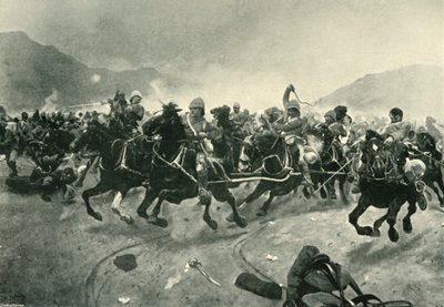 Maiwand - Salvando los cañones, 1901 de Unbekannt