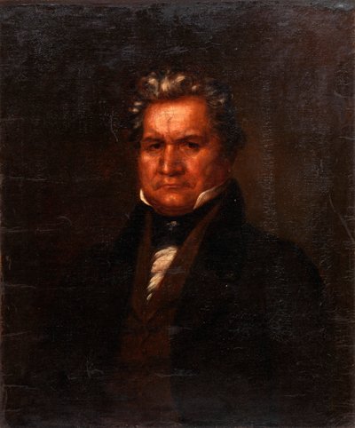 Major Ridge, Retrato de Indio Cherokee de Unbekannt