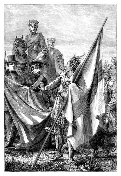 El Mayor Sprague y los indios de Unbekannt