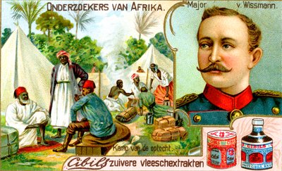 Mayor von Wissman, soldado alemán, c1900 de Unbekannt