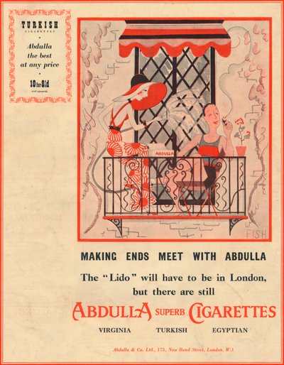 Haciendo malabares con Abdulla, 1940 de Unbekannt