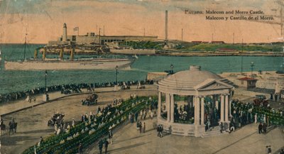 Malecón y Castillo del Morro, La Habana, Cuba, c. 1920 de Unbekannt