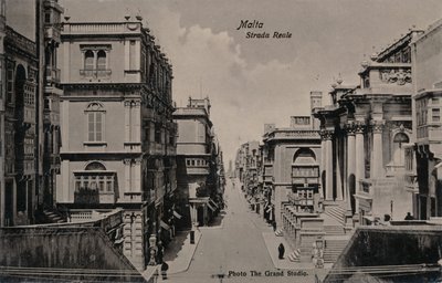 Malta - Strada Reale, c1900 de Unbekannt