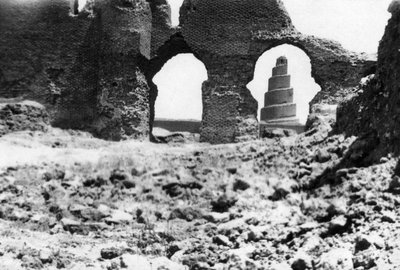 Torre Malwiya, Mesopotamia, 1918 de Unbekannt
