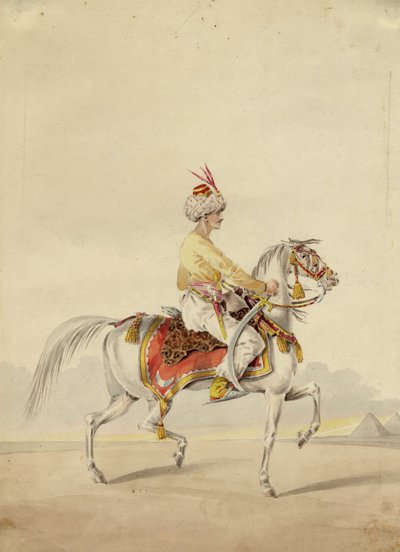 Mameluco a caballo, ca 1825 de Unbekannt