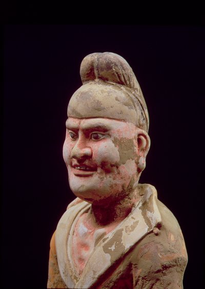 Hombre Viajando por la Ruta de la Seda (detalle del busto), chino, Dinastía Tang (618-906) de Unbekannt