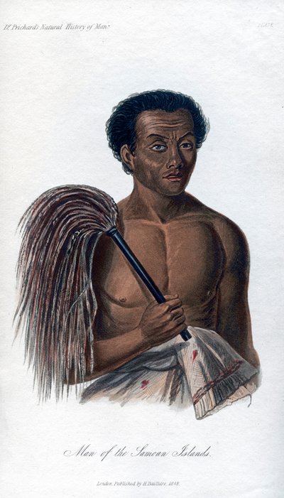 Hombre de las Islas Samoa de Unbekannt