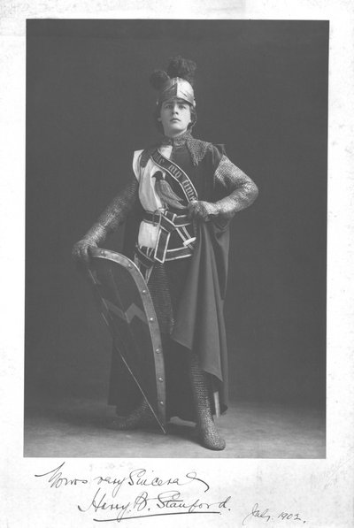 Hombre con armadura, 1902 de Unbekannt