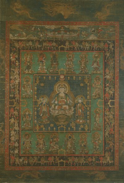 Mandala de Hannya Bosatsu, siglo XIV de Unbekannt