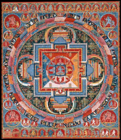 Mandala de Jnanadakini, finales del siglo XIV de Unbekannt