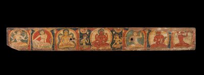 Cubierta de manuscrito con Avalokiteshvara El Bodhisattva de la Compasión Infinita, siglo XII de Unbekannt
