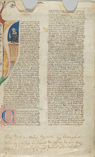Hoja de Manuscrito de Unbekannt