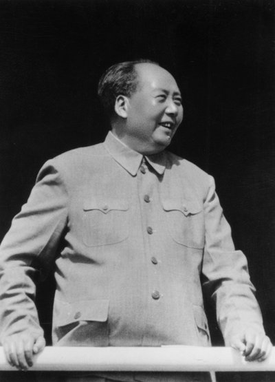 Mao Zedong, revolucionario y líder comunista chino, c. 1950s-c. 1960s de Unbekannt