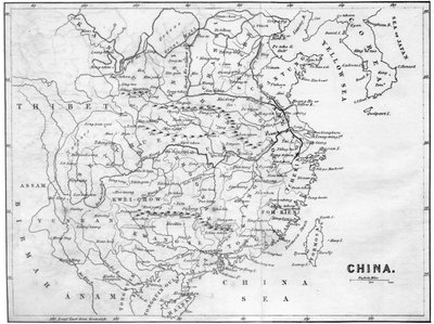 Mapa de China de Unbekannt