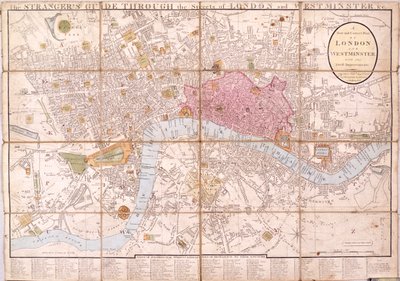 Mapa de Londres, 1823 de Unbekannt