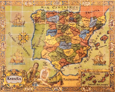 Mapa de España, Segovia, España, 2017 (foto) de Unbekannt