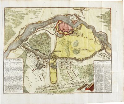 Mapa de la Batalla de Narva de Unbekannt