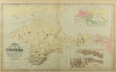 Mapa de Crimea. de Unbekannt