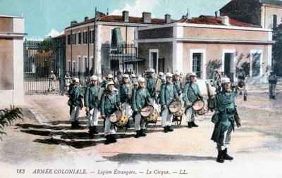 Banda de marcha, Legión Extranjera Francesa, c1910 de Unbekannt