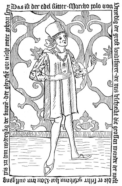 Marco Polo, mercader y viajero veneciano medieval de Unbekannt
