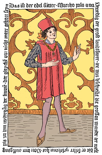 Marco Polo, mercader y viajero veneciano medieval de Unbekannt