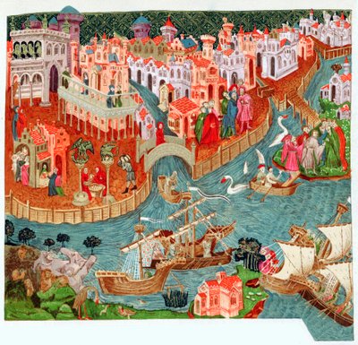 Marco Polo, mercader y explorador veneciano, siglo XIV de Unbekannt