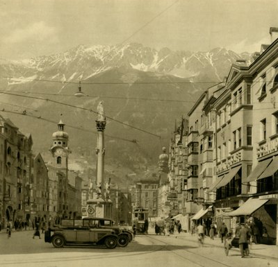 Maria-Theresien-Strasse, Innsbruck, Tirol, Austria, c1935 de Unbekannt