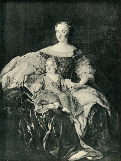 Maria Leszczynska y el Delfín, c1730, 1903 de Unbekannt