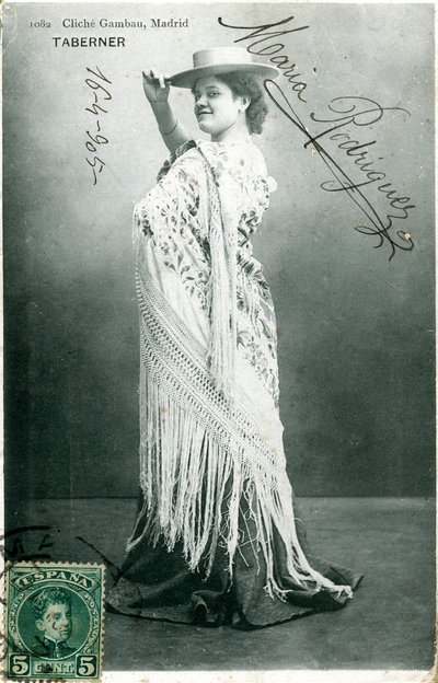 María Rodríguez, actriz española, 1905 de Unbekannt