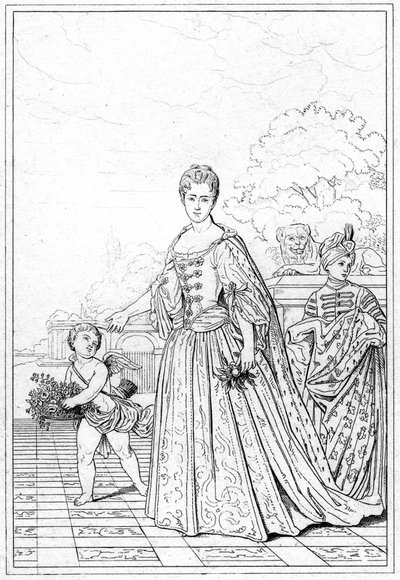 Marie Adelaide de Saboya, Duquesa de Borgoña, siglo XVII de Unbekannt