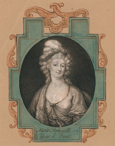 María Antonieta, Reina de Francia, siglo XIX de Unbekannt