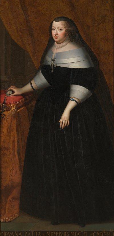 Marie Jeanne Baptiste 1644-1724, duquesa de Saboya de Unbekannt